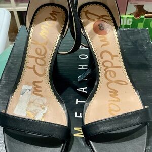Sam Edelman Black Heeled Sandals